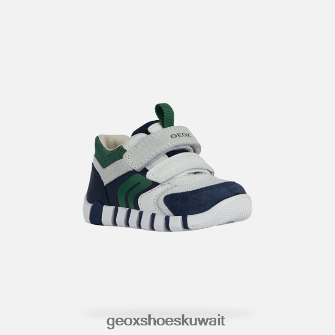 Geox BLL84T1455 Iupidoo Baby Boy White/Navy