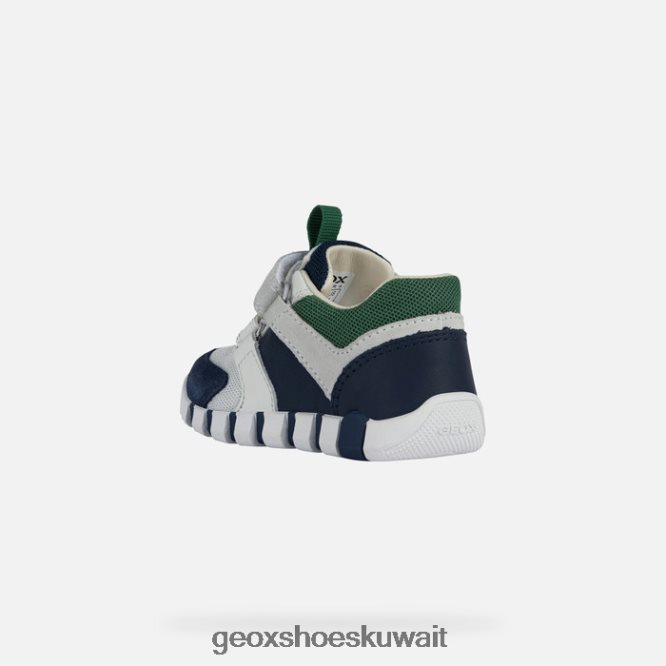 Geox BLL84T1455 Iupidoo Baby Boy White/Navy
