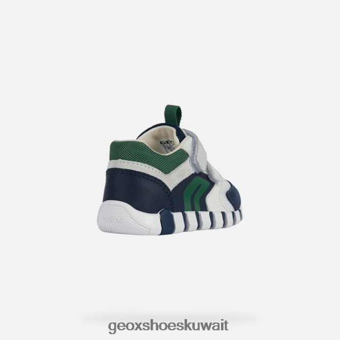 Geox BLL84T1455 Iupidoo Baby Boy White/Navy