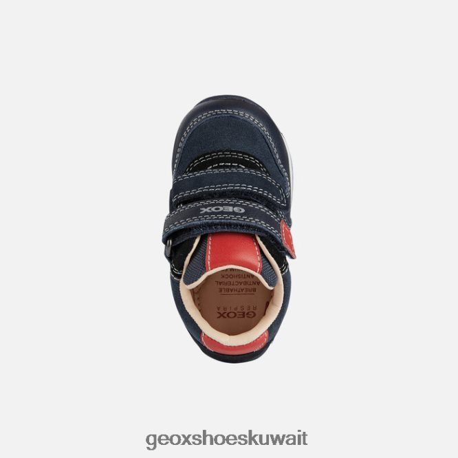 Geox BLL84T1473 Each Baby Boy Navy/Red
