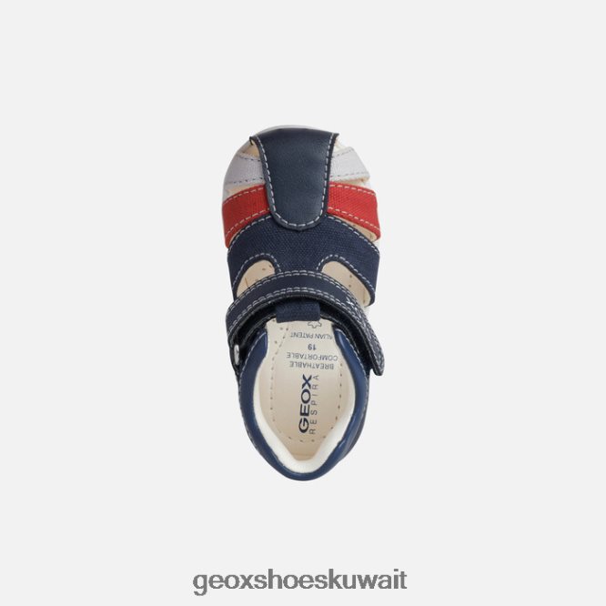 Geox BLL84T1484 Elthan Baby Boy Dark Navy/Red