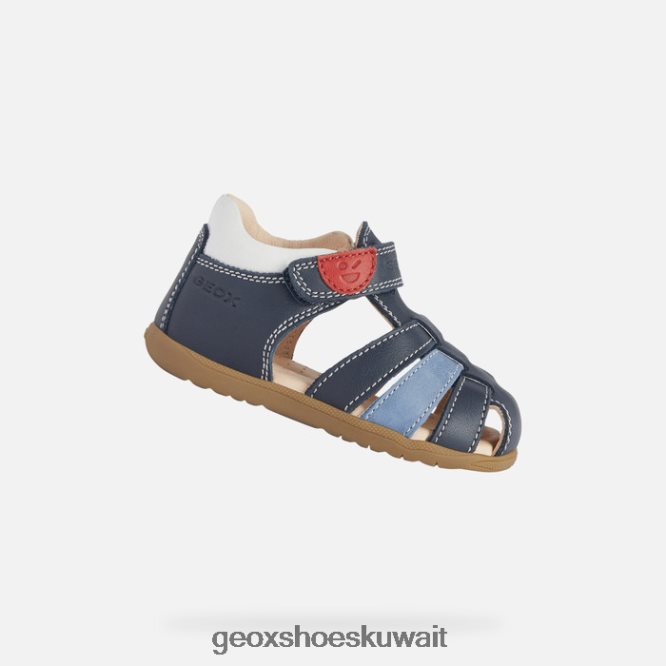 Geox BLL84T1582 Sandal Macchia Baby Boy Navy/White