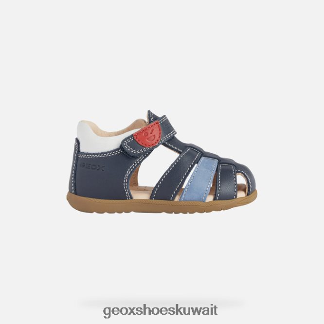 Geox BLL84T1582 Sandal Macchia Baby Boy Navy/White
