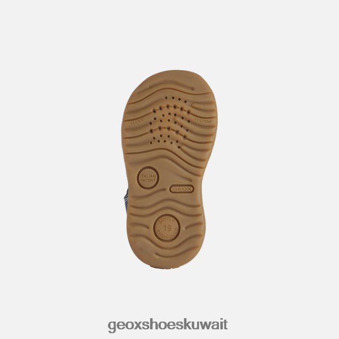 Geox BLL84T1582 Sandal Macchia Baby Boy Navy/White