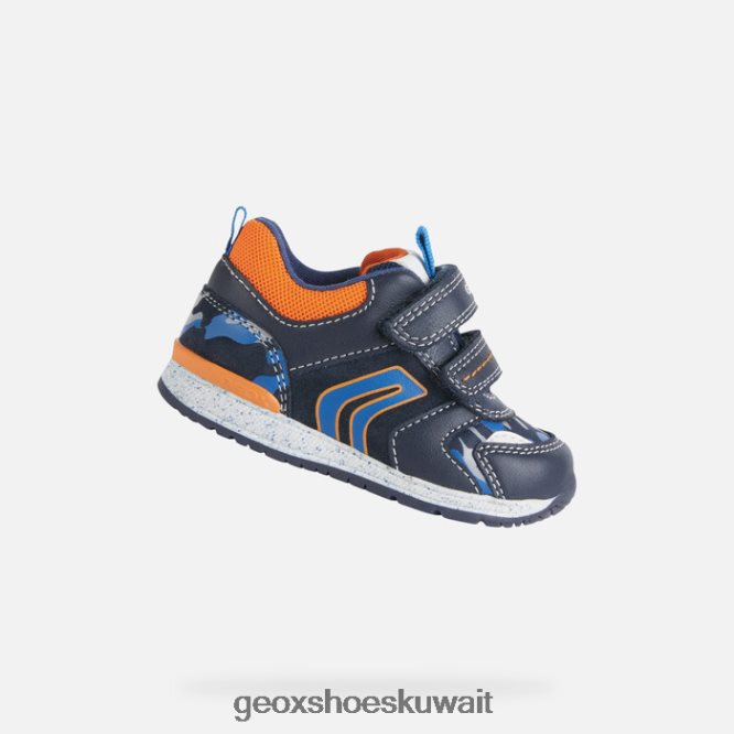 Geox BLL84T1586 Rishon Baby Boy Navy/Light Orange