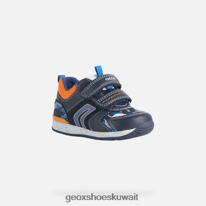 Geox BLL84T1586 Rishon Baby Boy Navy/Light Orange