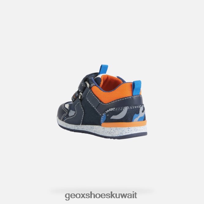 Geox BLL84T1586 Rishon Baby Boy Navy/Light Orange