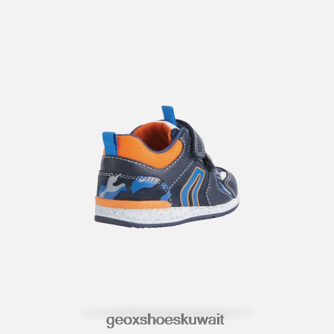 Geox BLL84T1586 Rishon Baby Boy Navy/Light Orange