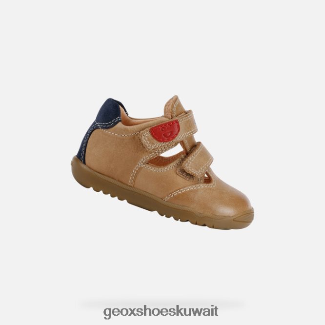 Geox BLL84T1590 Macchia Baby Boy Caramel/Navy