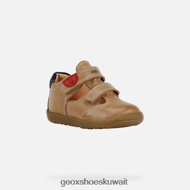 Geox BLL84T1590 Macchia Baby Boy Caramel/Navy