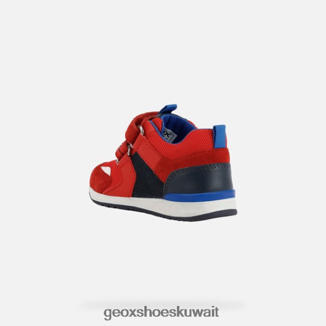 Geox BLL84T1604 Rishon Baby Boy Red/Navy