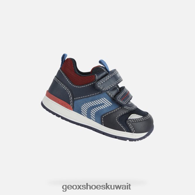Geox BLL84T1615 Rishon Baby Boy Dark Navy/Dark Red
