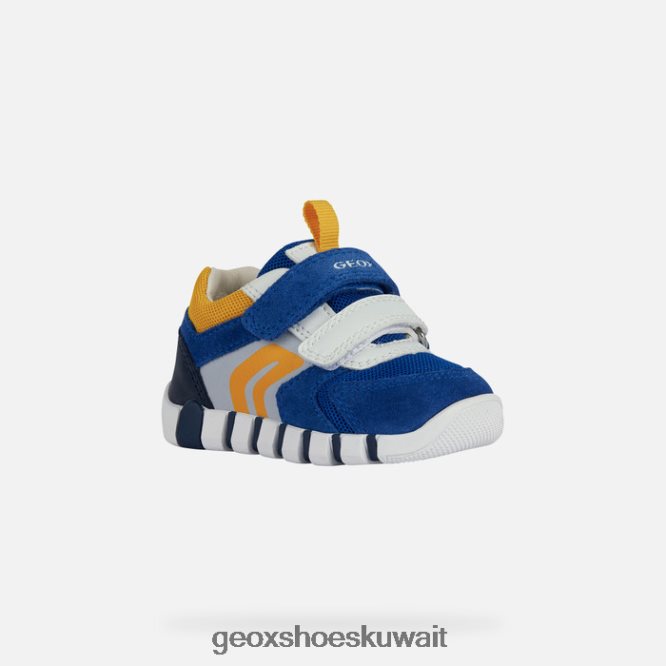 Geox BLL84T2020 Iupidoo Baby Boy Royal/Yellow