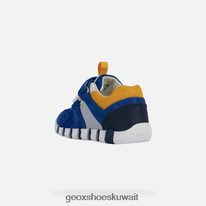 Geox BLL84T2020 Iupidoo Baby Boy Royal/Yellow