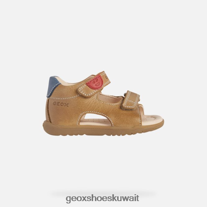 Geox BLL84T2022 Sandal Macchia Baby Caramel