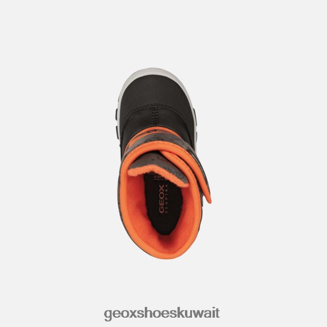 Geox BLL84T1539 Flanfil Abx Toddler Black/Fluo Orange