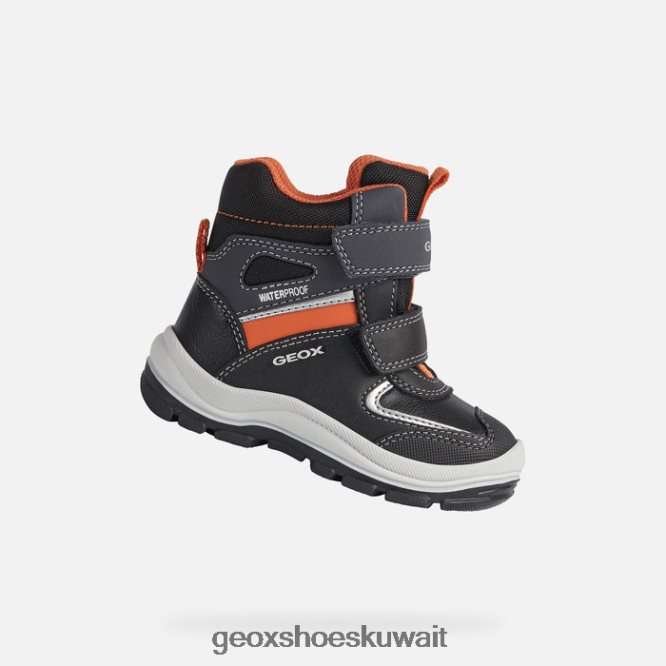 Geox BLL84T1633 Flanfil Toddler Black/Orange