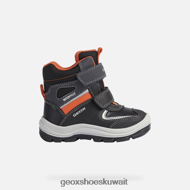 Geox BLL84T1633 Flanfil Toddler Black/Orange