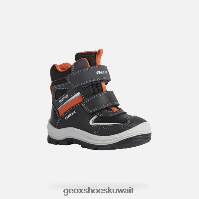 Geox BLL84T1633 Flanfil Toddler Black/Orange