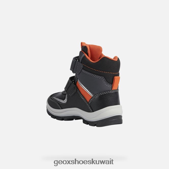Geox BLL84T1633 Flanfil Toddler Black/Orange