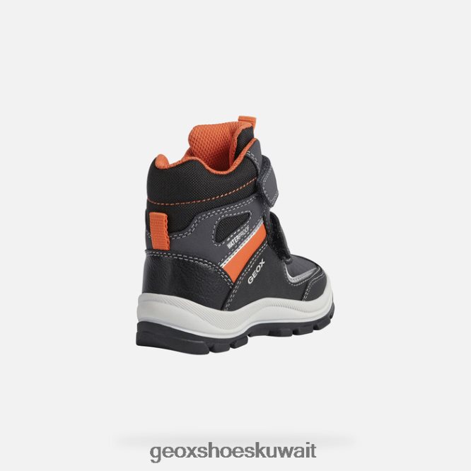 Geox BLL84T1633 Flanfil Toddler Black/Orange