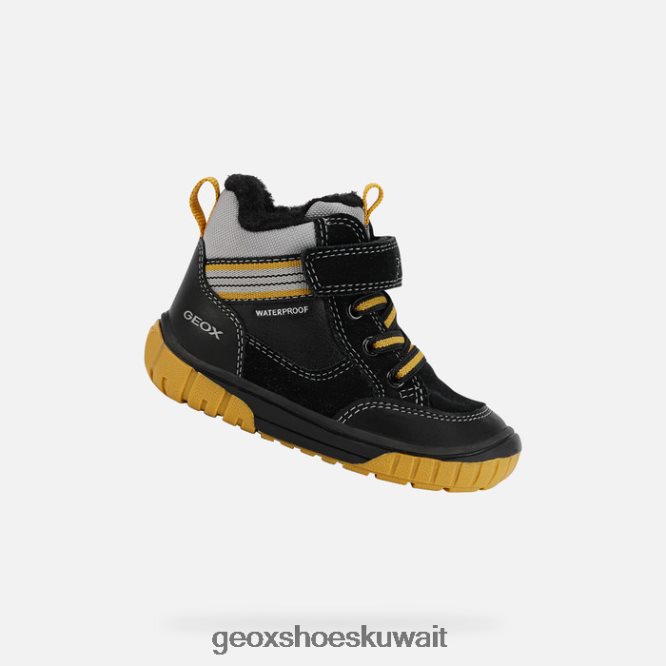 Geox BLL84T2031 Omar Baby Black/Yellow