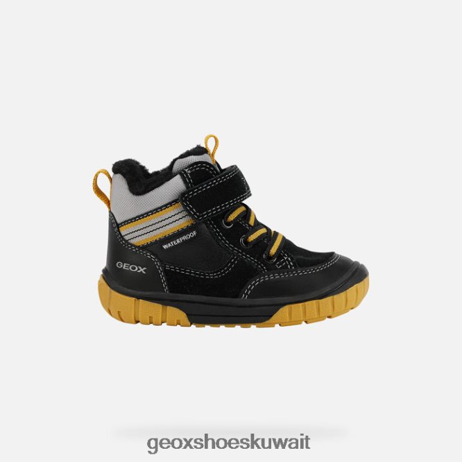 Geox BLL84T2031 Omar Baby Black/Yellow