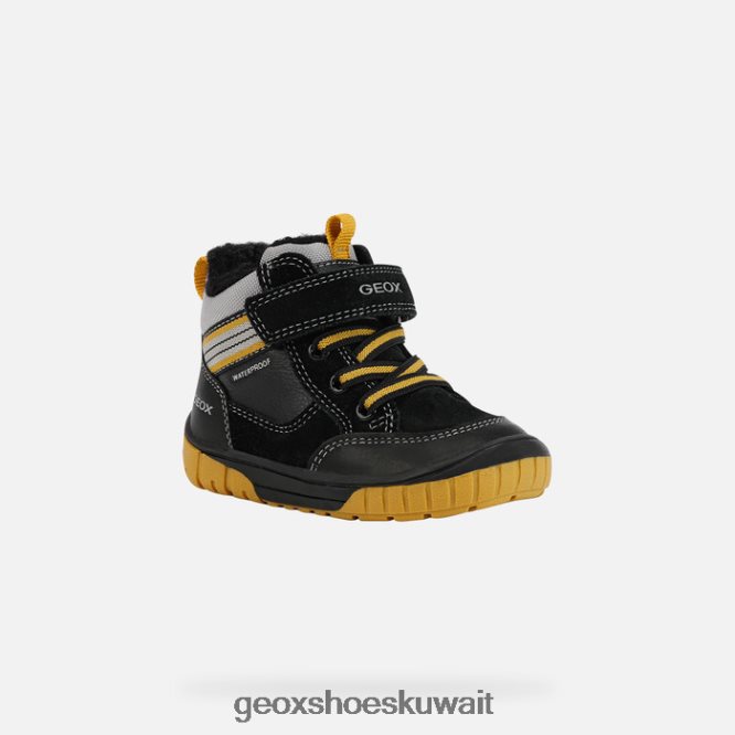 Geox BLL84T2031 Omar Baby Black/Yellow
