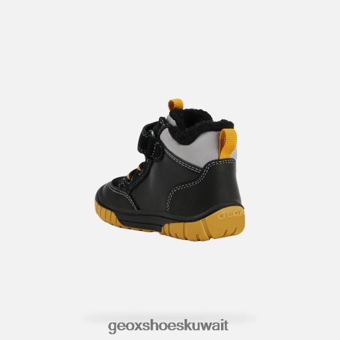 Geox BLL84T2031 Omar Baby Black/Yellow