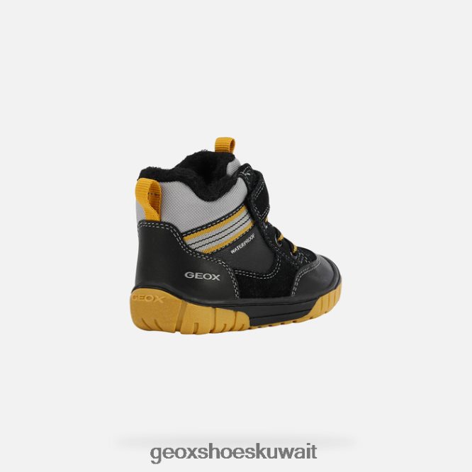Geox BLL84T2031 Omar Baby Black/Yellow