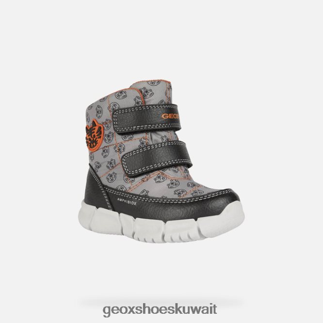 Geox BLL84T889 Flexyper Abx Baby Grey/Orange
