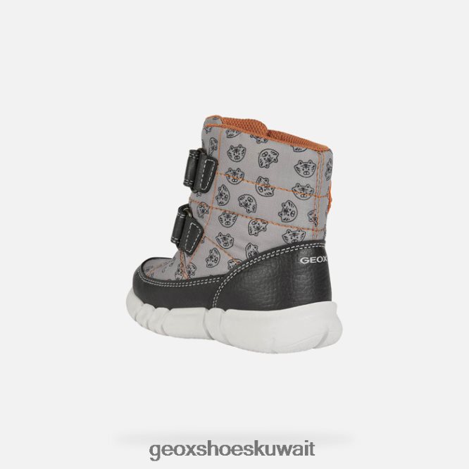 Geox BLL84T889 Flexyper Abx Baby Grey/Orange