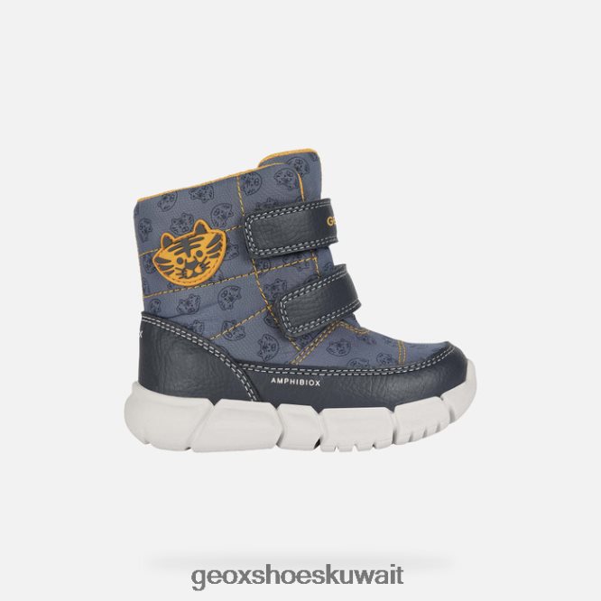 Geox BLL84T890 Flexyper Abx Baby Avio/Ochreyellow
