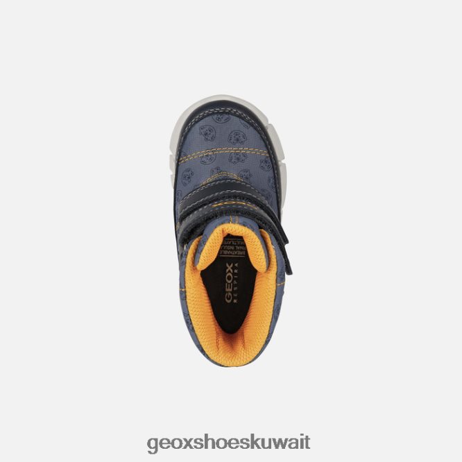 Geox BLL84T890 Flexyper Abx Baby Avio/Ochreyellow