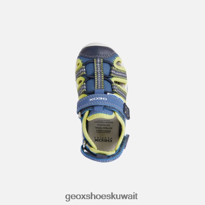 Geox BLL84T1433 Sandal Multy Toddler Light Blue/Lime