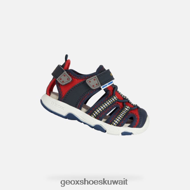Geox BLL84T1434 Sandal Multy Toddler Red/Navy