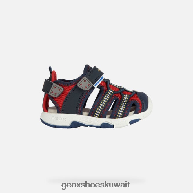 Geox BLL84T1434 Sandal Multy Toddler Red/Navy
