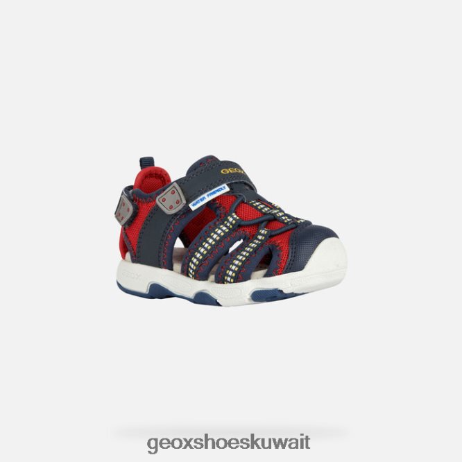 Geox BLL84T1434 Sandal Multy Toddler Red/Navy