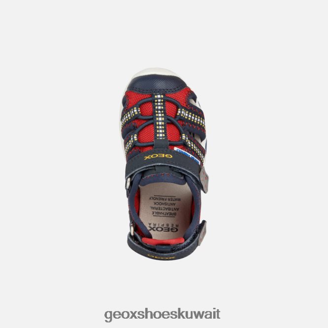 Geox BLL84T1434 Sandal Multy Toddler Red/Navy