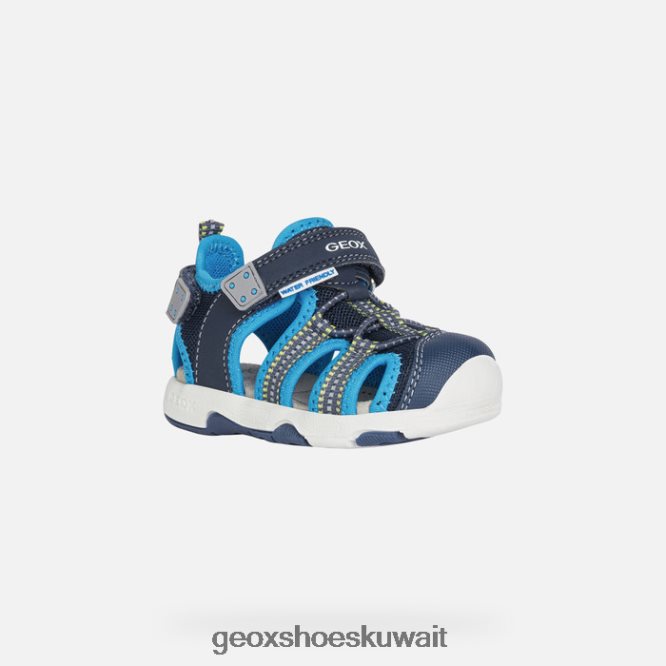 Geox BLL84T1436 Sandal Multy Toddler Navy/Azure