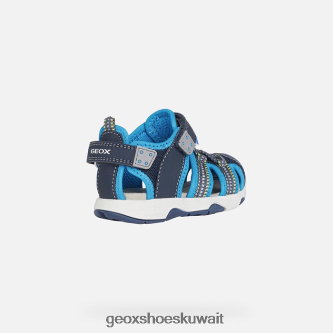 Geox BLL84T1436 Sandal Multy Toddler Navy/Azure