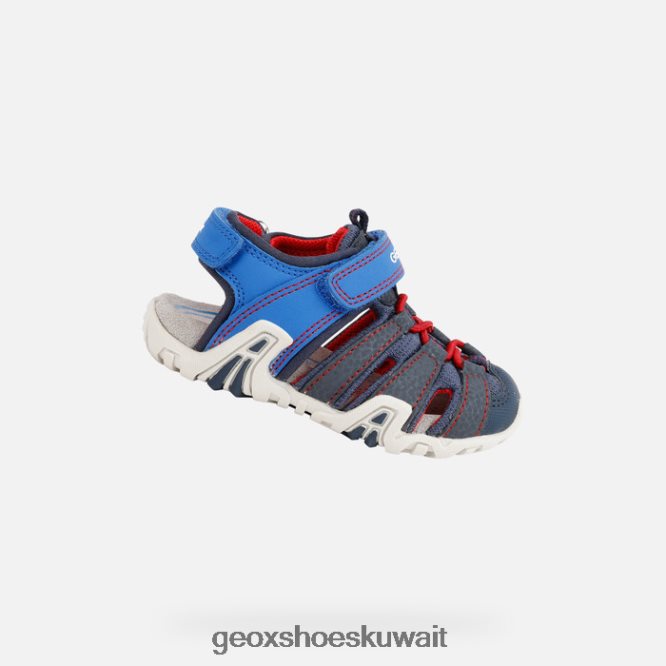 Geox BLL84T1446 Kraze Toddler Royal/Red