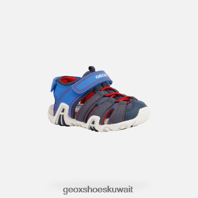 Geox BLL84T1446 Kraze Toddler Royal/Red