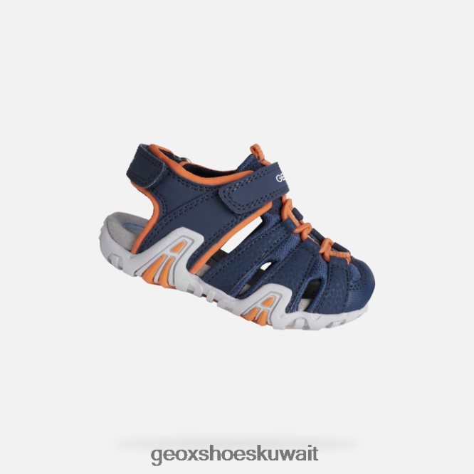 Geox BLL84T1448 Kraze Toddler Navy/Orange