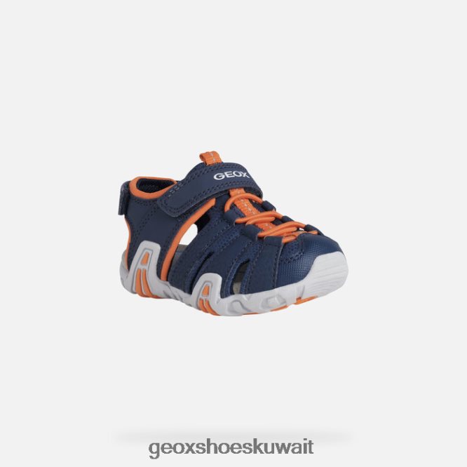 Geox BLL84T1448 Kraze Toddler Navy/Orange