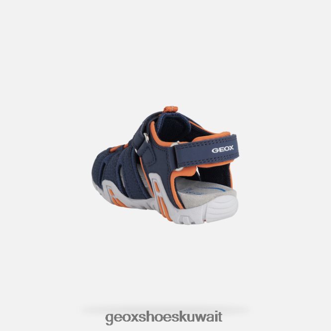 Geox BLL84T1448 Kraze Toddler Navy/Orange
