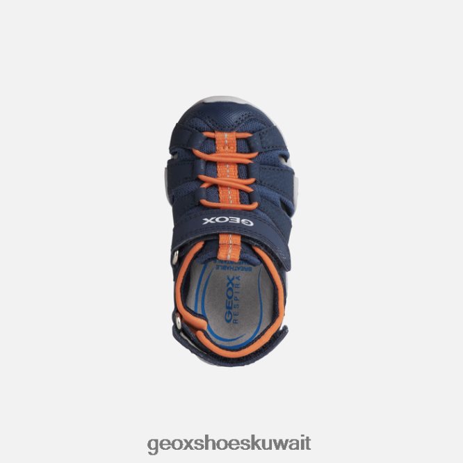 Geox BLL84T1448 Kraze Toddler Navy/Orange