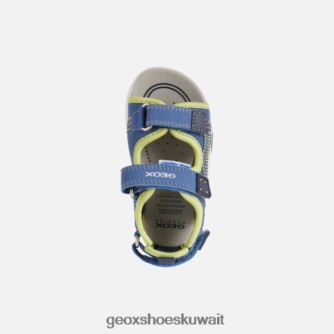 Geox BLL84T1495 Sandal Multy Toddler Light Blue/Lime