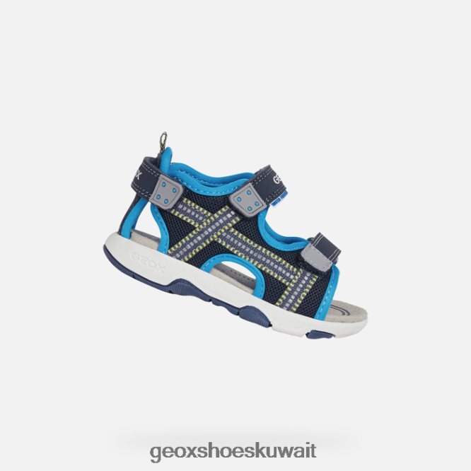 Geox BLL84T1496 Sandal Multy Toddler Navy/Azure