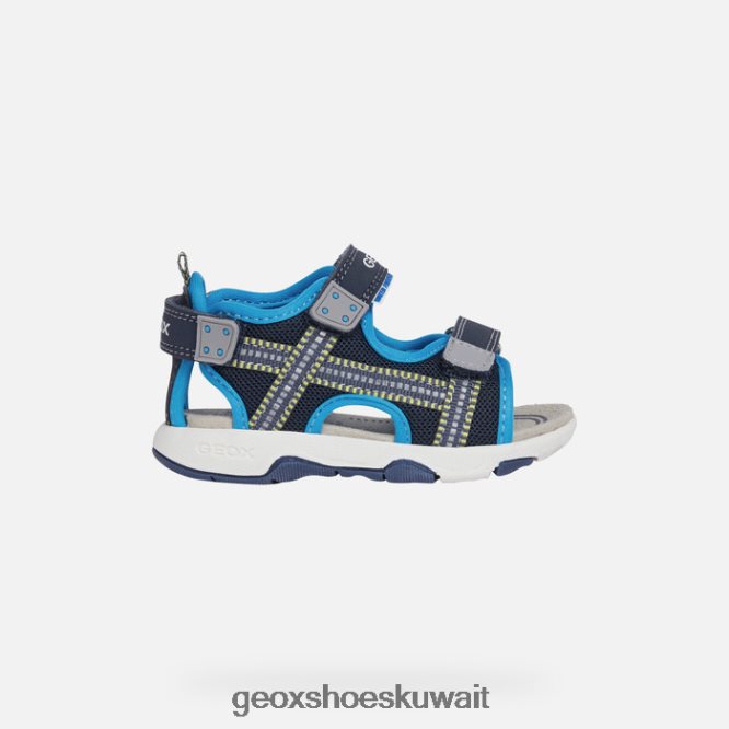 Geox BLL84T1496 Sandal Multy Toddler Navy/Azure